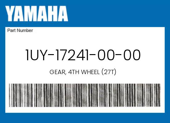 0 Yamaha OEM Part 1UY-17241-00-00
