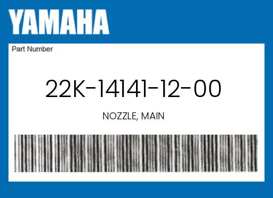 0 Yamaha OEM Part 22K-14141-12-00