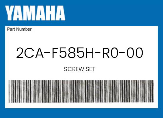 0 Yamaha OEM Part 2CA-F585H-R0-00
