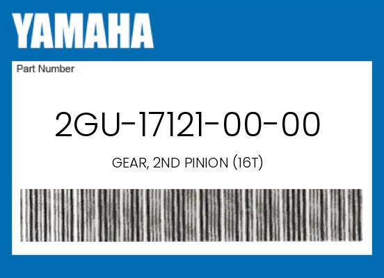 0 OEM Part 2GU-17121-00-00