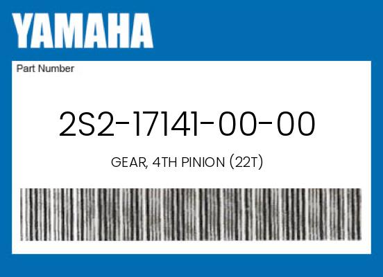 0 OEM Part 2S2-17141-00-00