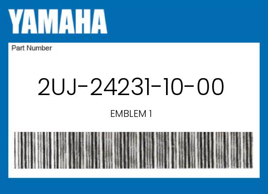 0 Yamaha OEM Part 2UJ-24231-10-00