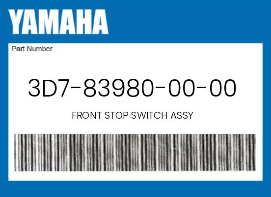 0 OEM Part 3D7-83980-00-00