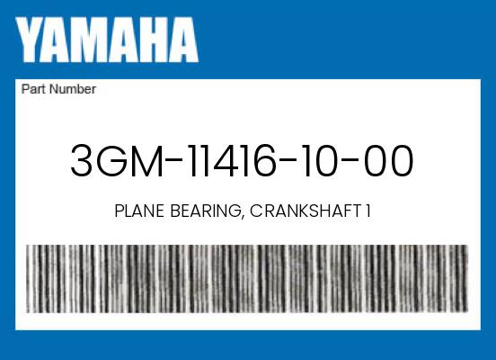 0 OEM Part 3GM-11416-10-00