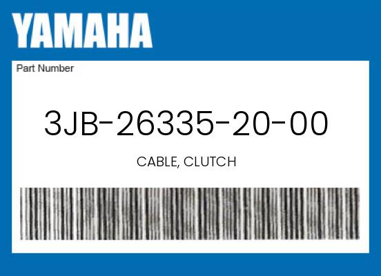 0 Yamaha OEM Part 3JB-26335-20-00