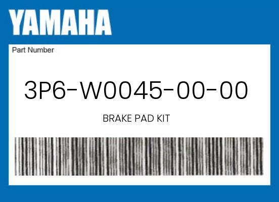 0 Yamaha OEM Part 3P6-W0045-00-00