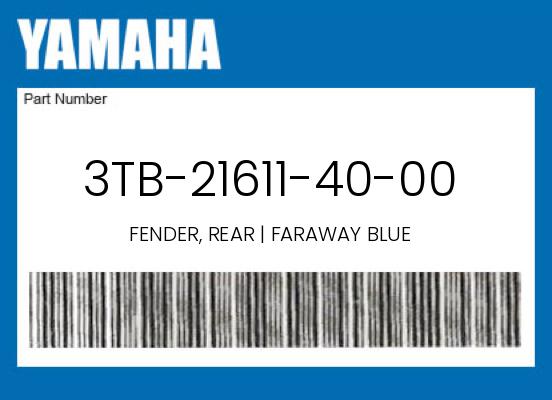 0 Yamaha OEM Part 3TB-21611-40-00