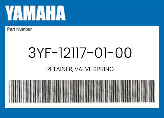 2018 Yamaha OEM Part 3YF-12117-01-00