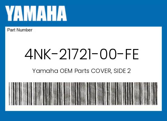 Yamaha OEM Right Side Cover 1996-2001 Royal Star - 4NK-21721-00-FE undefined
