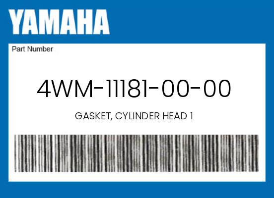 0 OEM Part 4WM-11181-00-00