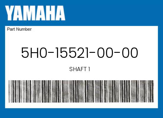 0 Yamaha OEM Part 5H0-15521-00-00