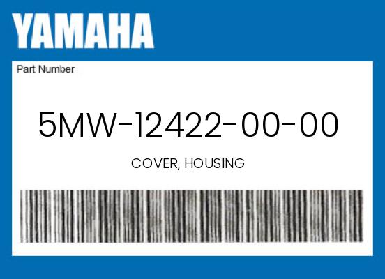 Yamaha OEM Water Pump Housing Cover 2001-2027 YZ250 & YZ250X - 5MW-12422-00-00 undefined