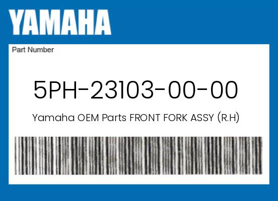 0 Yamaha OEM Part 5PH-23103-00-00