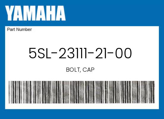 Yamaha OEM Cap Bolt 2005 YZF-R6 - 5SL-23111-21-00 undefined
