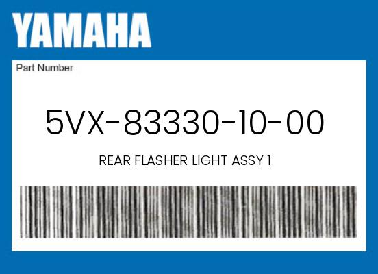 0 Yamaha OEM Part 5VX-83330-10-00