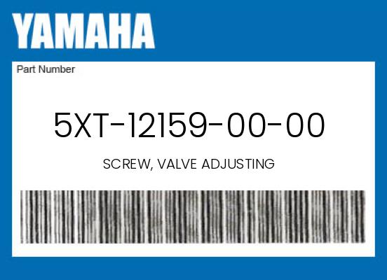 2018 Yamaha OEM Part 5XT-12159-00-00