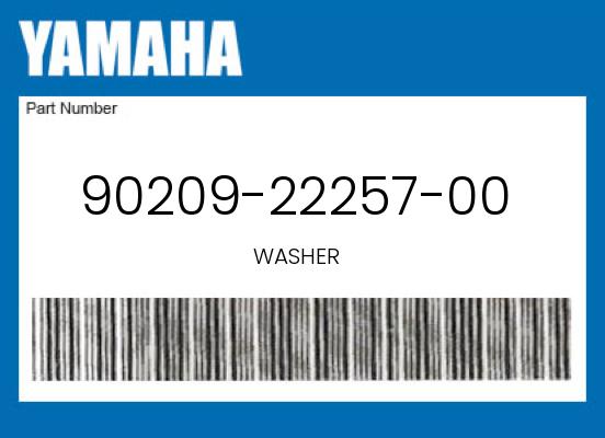 0 OEM Part 90209-22257-00
