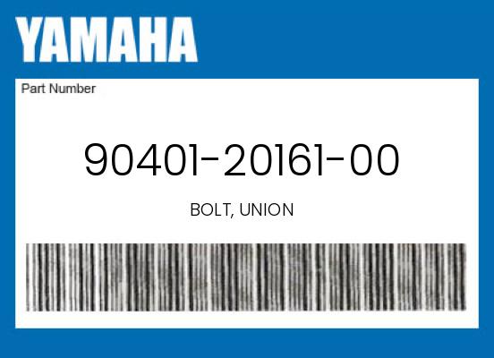 0 Yamaha OEM Part 90401-20161-00
