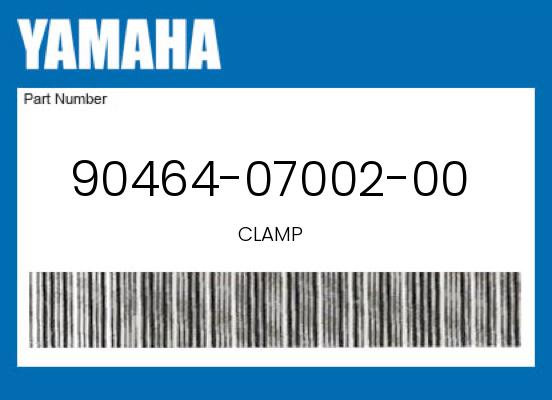 0 Yamaha OEM Part 90464-07002-00