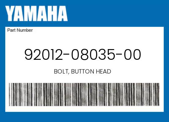 2008 Yamaha OEM Part 92012-08035-00