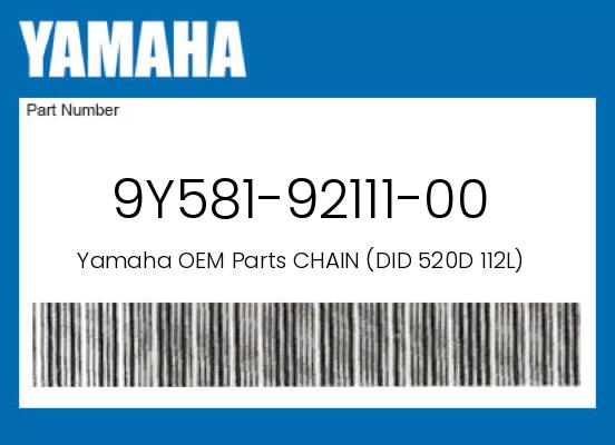 0 OEM Part 9Y581-92111-00