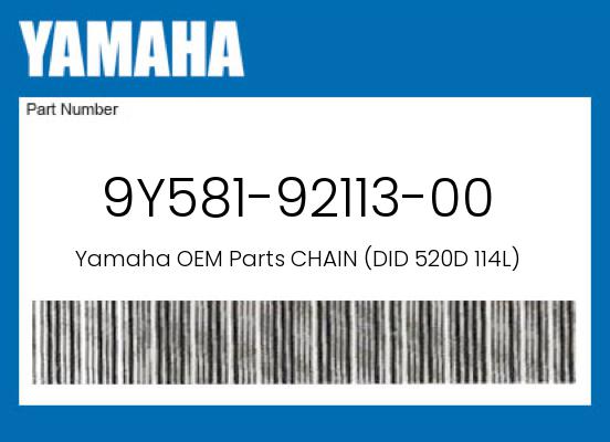 0 OEM Part 9Y581-92113-00