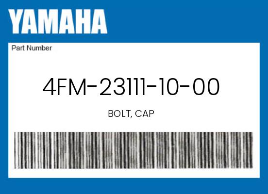 0 Yamaha OEM Part 4FM-23111-10-00