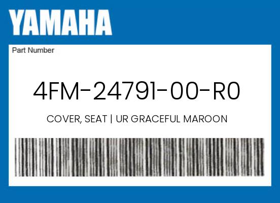 0 Yamaha OEM Part 4FM-24791-00-R0