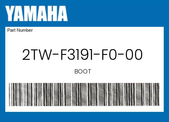 0 Yamaha OEM Part 2TW-F3191-F0-00
