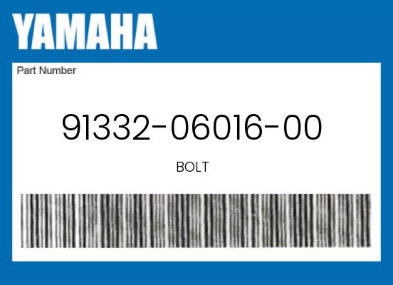 0 Yamaha OEM Part 91332-06016-00