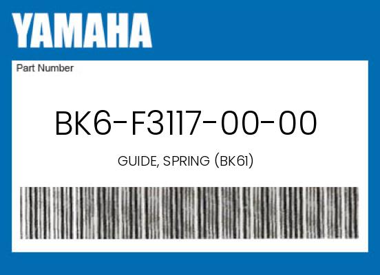 0 Yamaha OEM Part BK6-F3117-00-00