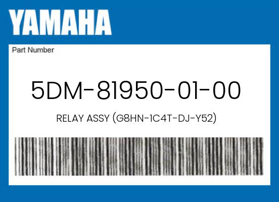 2006 Yamaha OEM Part 5DM-81950-01-00