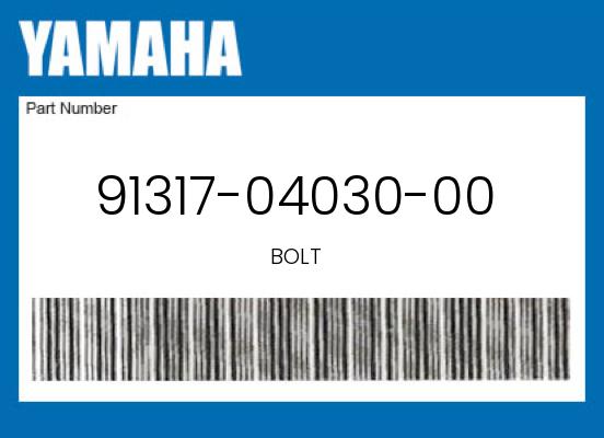 0 Yamaha OEM Part 91317-04030-00