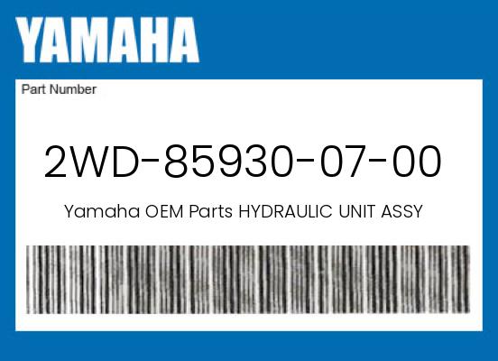 Yamaha OEM Hydraulic Unit Assembly 2022-2024 MT-03 & YZF-R3 - 2WD-85930-07-00 undefined