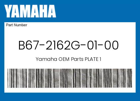 0 Yamaha OEM Part B67-2162G-01-00