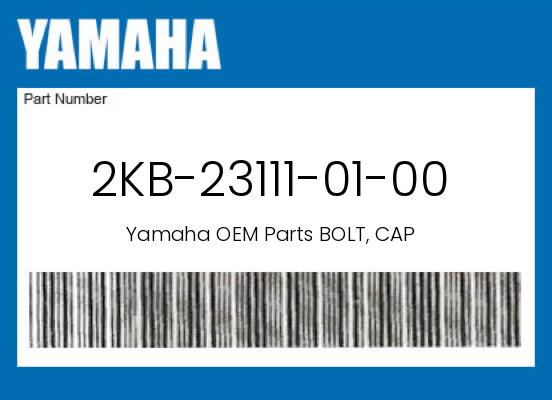 0 Yamaha OEM Part 2KB-23111-01-00
