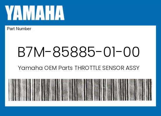 0 Yamaha OEM Part B7M-85885-01-00