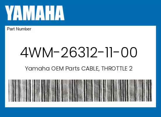 0 OEM Part 4WM-26312-11-00
