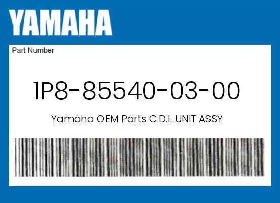 0 Yamaha OEM Part 1P8-85540-03-00