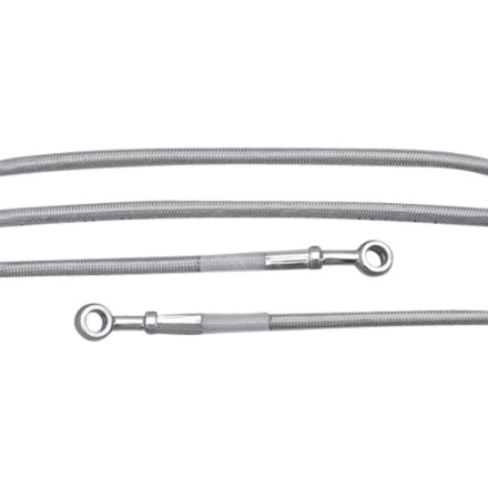 Yamaha Star Accessories Braided Stainless Steel Rear Brake Line