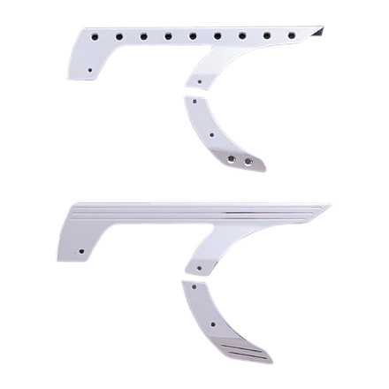 Yamaha Star Accessories Aluminum Upper Belt Guard with Holes