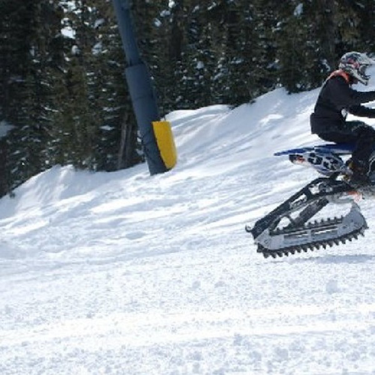 Convert Your Dirt Bike Into a Snowbike